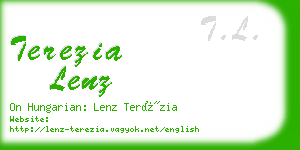 terezia lenz business card